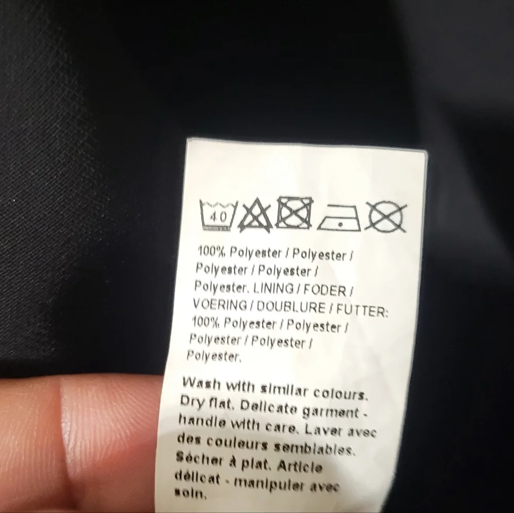 RIVER ISLAND black Wide Leg Jumpsuit Size 12  EUC - Picture 13 of 16